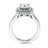 Princess-Cut Double Halo Engagement Ring